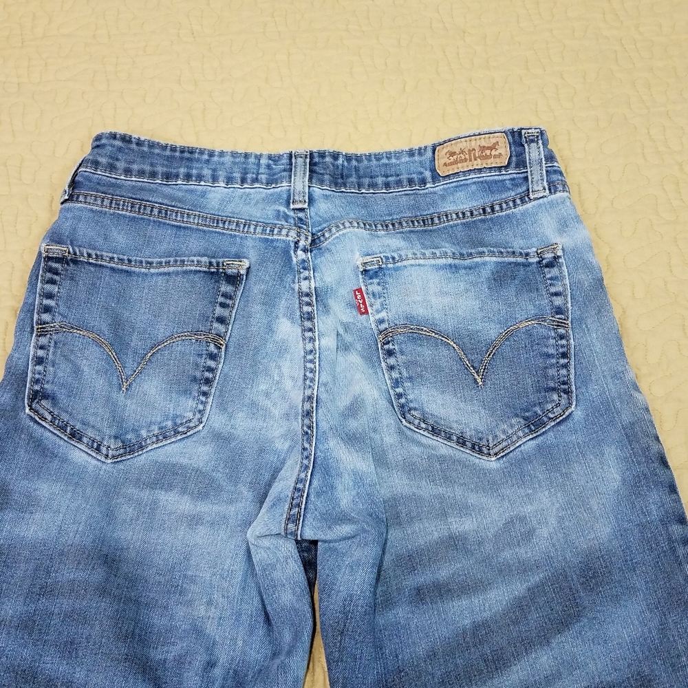 Levis Bleach dyed Mid Rise jeans size 28 - Picture 4 of 7